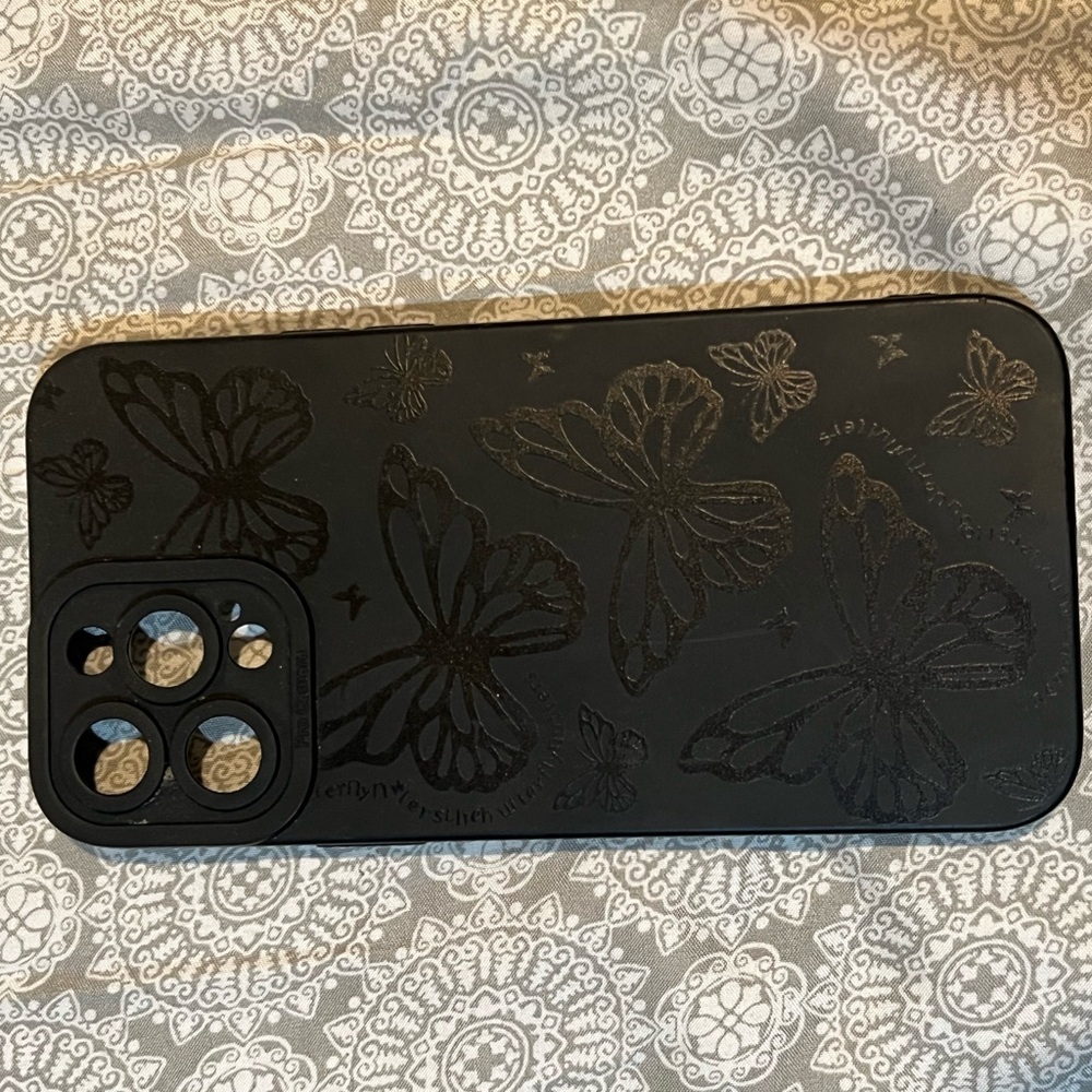 Black Butterfly Phone Case